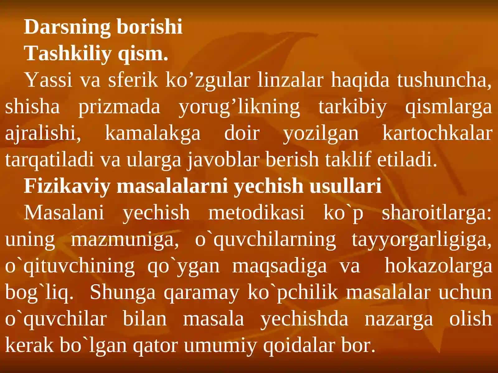 Masalalar yechish 4