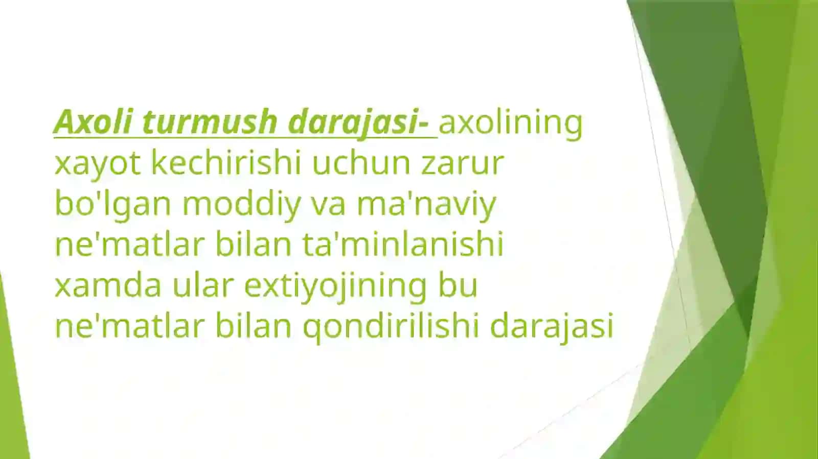 Axolishaxsiy daromadi tuzilishi 4