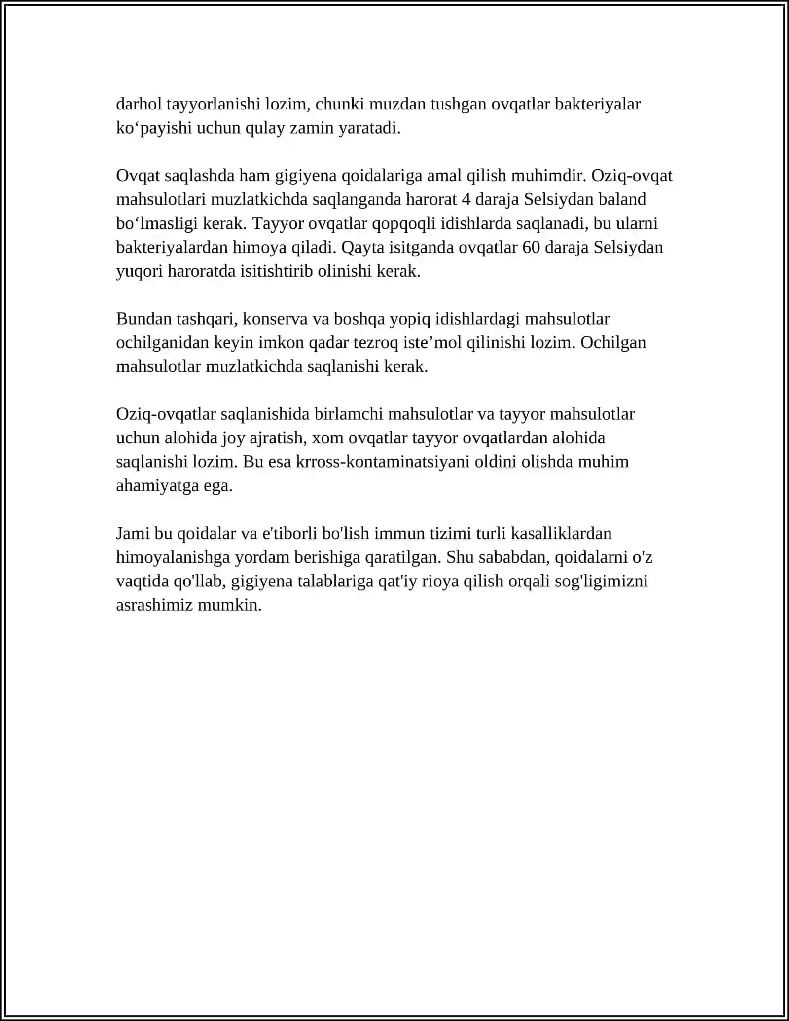 OVQATLANISH GIGIYENASI 4
