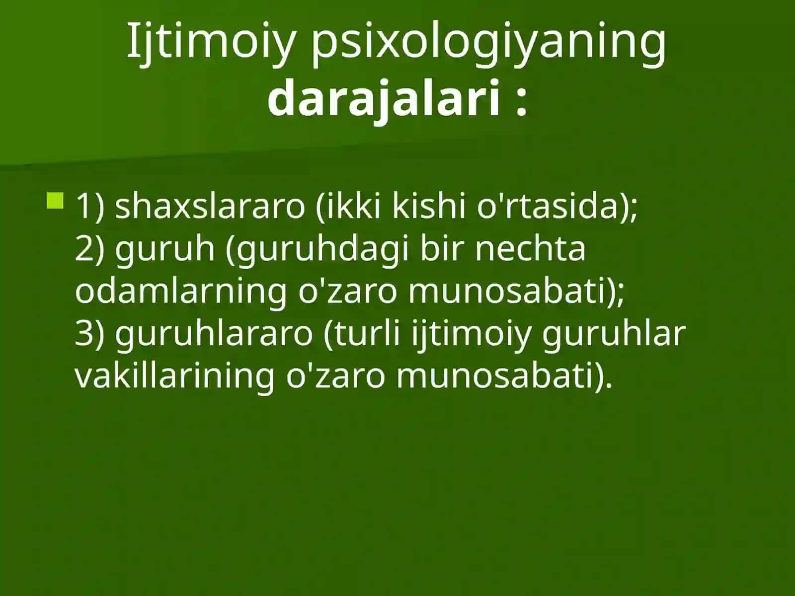 Ijtimoiy-gumanitar bilimlar tizimida ijtimoiy psixologiya 4
