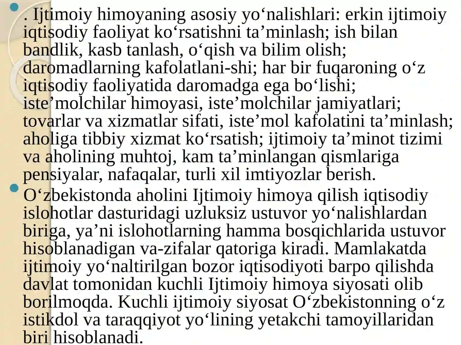 YOLG’IZ QARIYALAR, NOGIRONLAR, PENSIONERLAR VA OTA ONA TARBIYASIDAN MAHRUM BO’LGAN BOLALARGA IJTIMOIY YORDAM KO’RSATISH 4