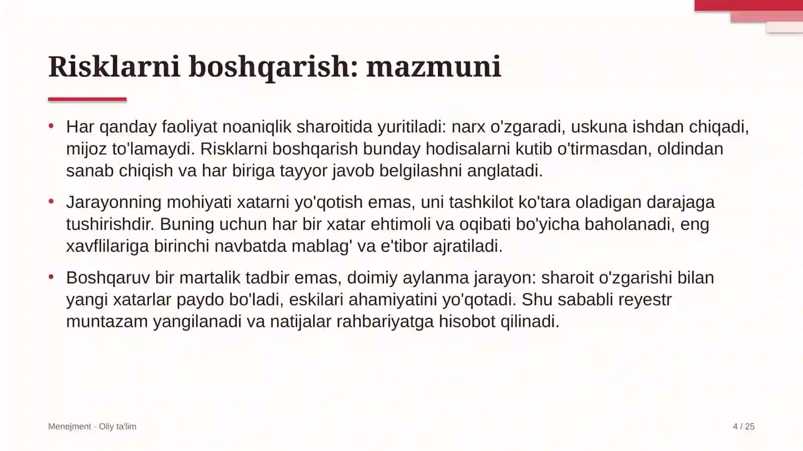Fintex kompaniyalarida risklarni boshqarish 4