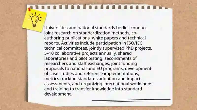 Joint curriculum development for standards education 4