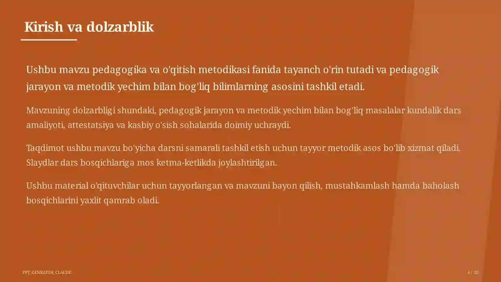 O'qituvchilarning Milliy sertifikatiga tayyorgarlik 4