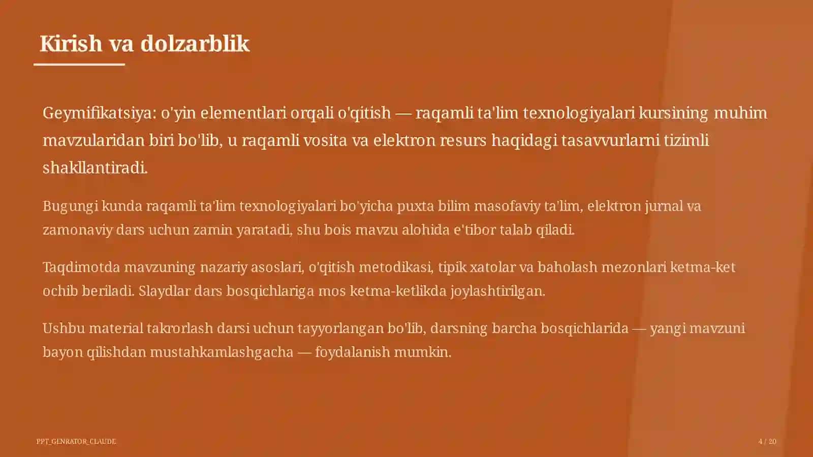 Geymifikatsiya: o'yin elementlari orqali o'qitish 4