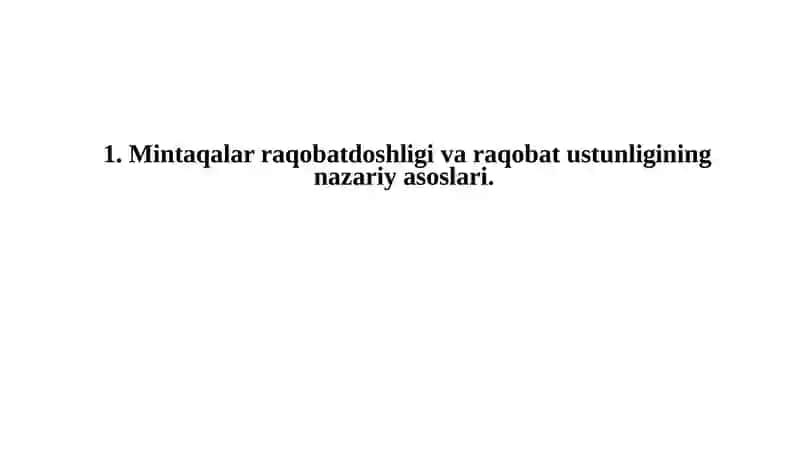 Mintаqаlаrrаqоbаtdоshligivаrаqоbаtustunligi 4
