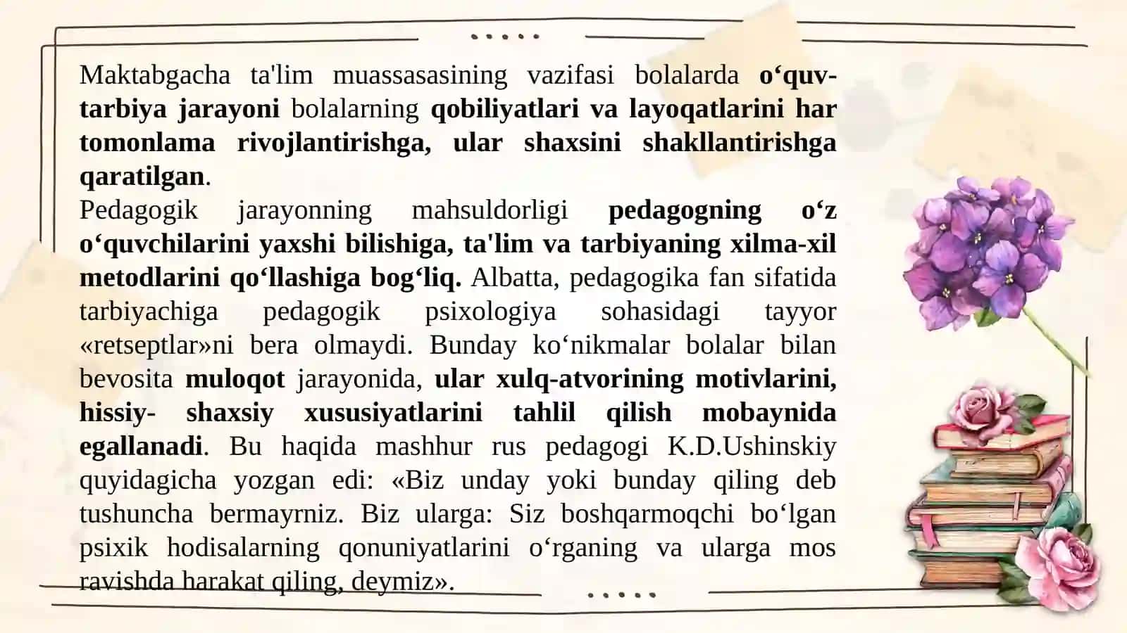 Maktabgacha yoshdagi bolalarni diagnostika qilish metodlari 4