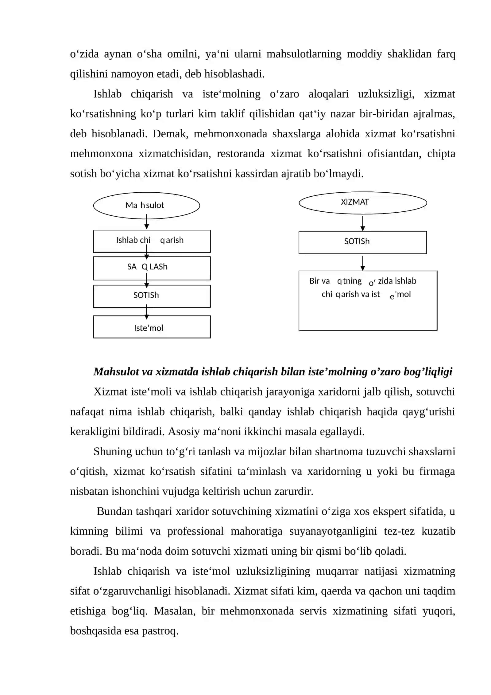 Turistik xizmatlar xususiyatlari 4
