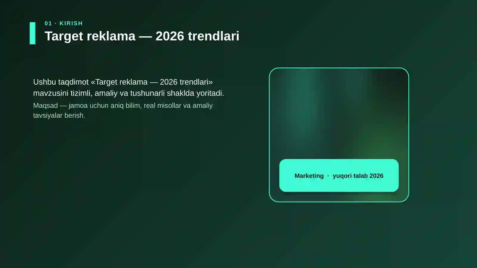 Target reklama — 2026 trendlari 4