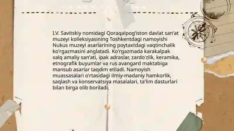 I.V Savitskiy nomidagi Qoraqalpogʻiston sanat davlat mezeyi 4