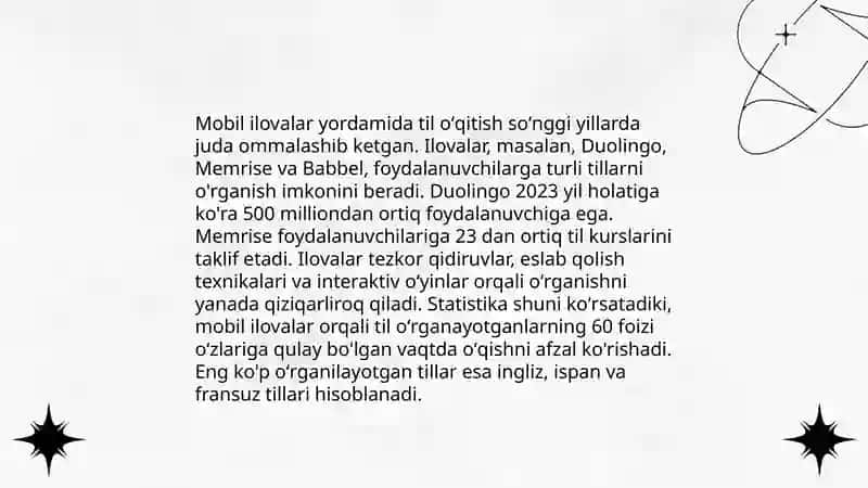 Chet tilini oʻqitishning zamonaviy ta'lim texnologiyalari 4