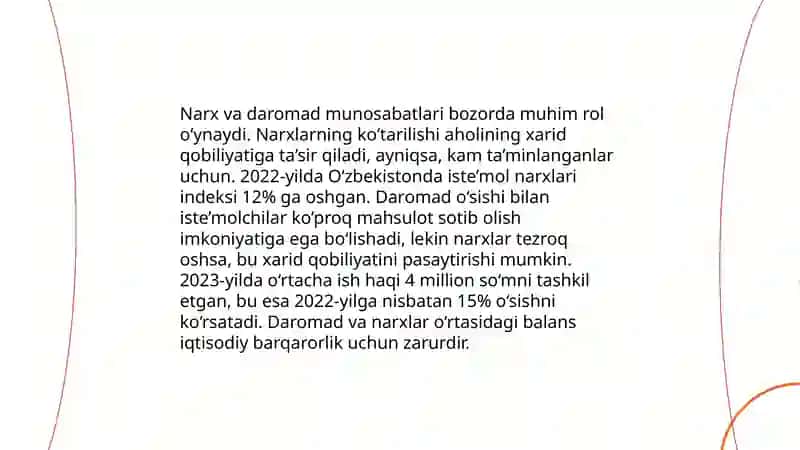 Raqobatlashgan bozorda harakat qiluvchi firma daromadlari 4