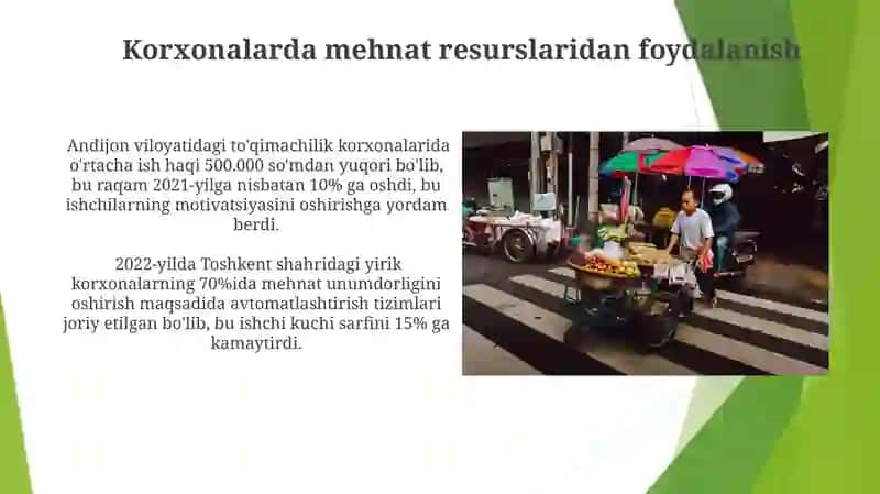 Mehnat bozori va korxonalarda mehnat resurslaridan foydalanish 4