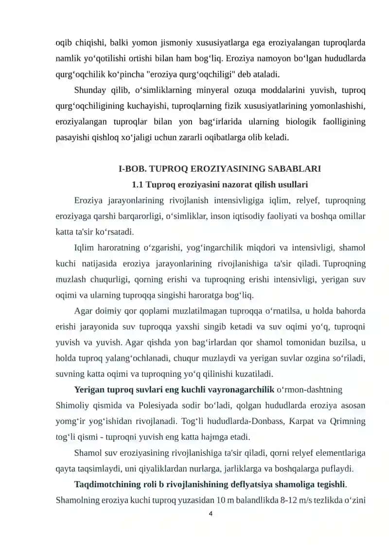 Tuproq Eroziyasining Sabablari 4