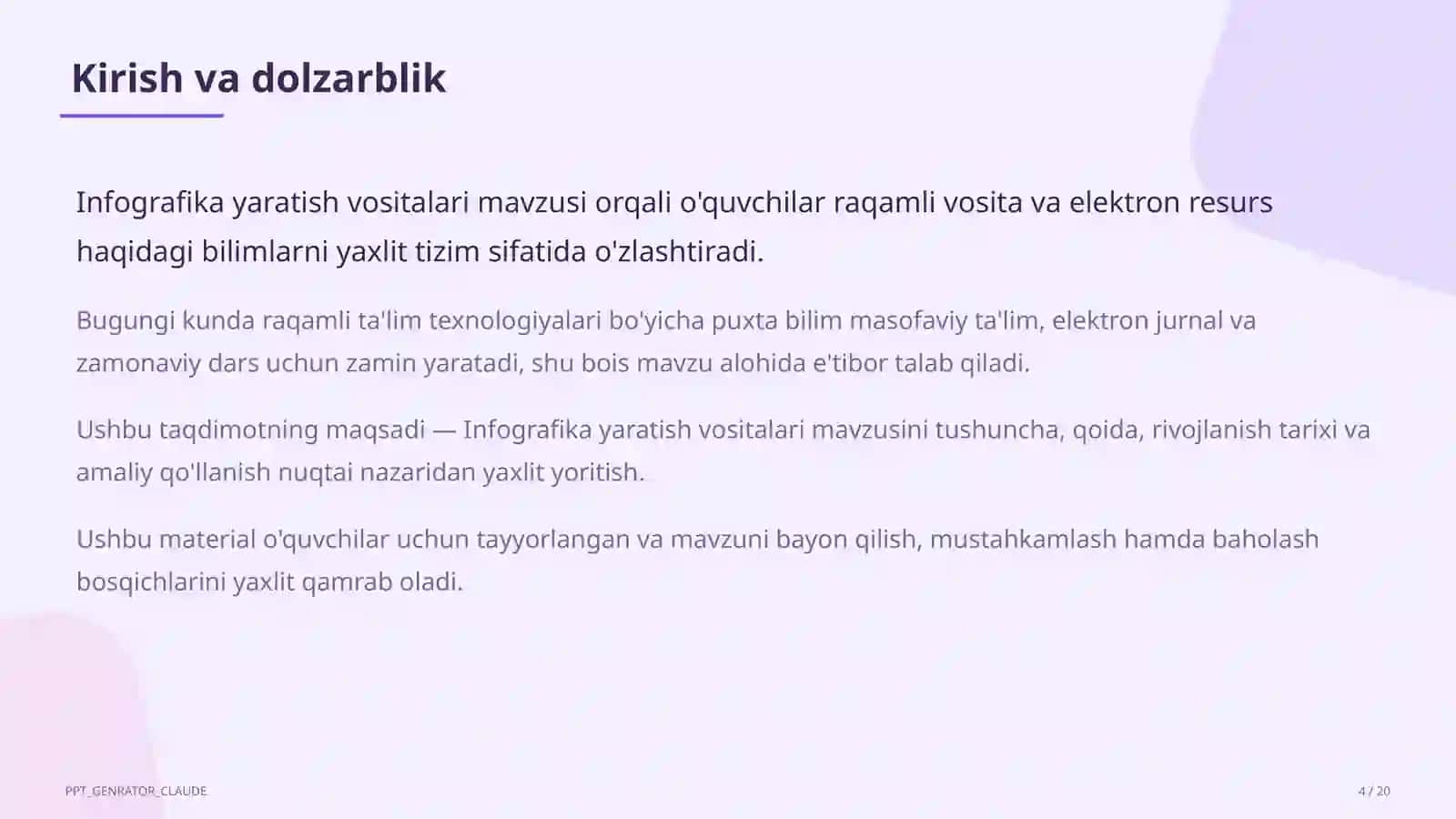 Infografika yaratish vositalari 4