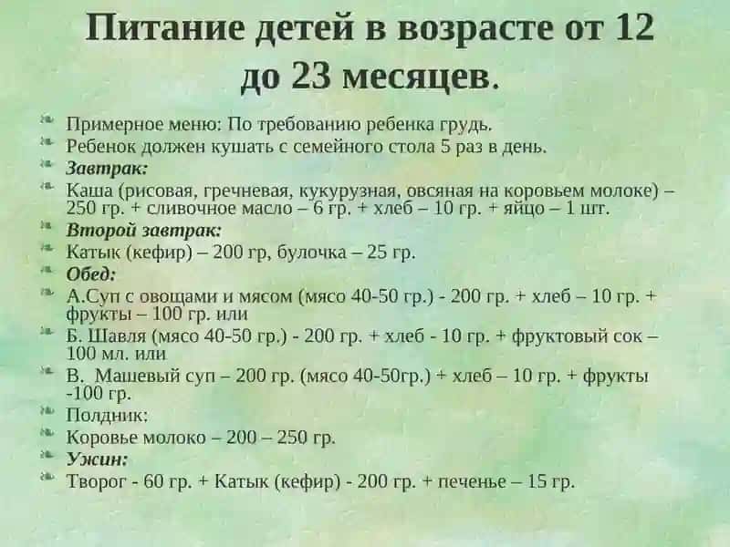 Питание детей старше года. Витамины. Значение витаминов в правильном развитии ребенка. Гипо- и авитаминозы, их семиотика 4