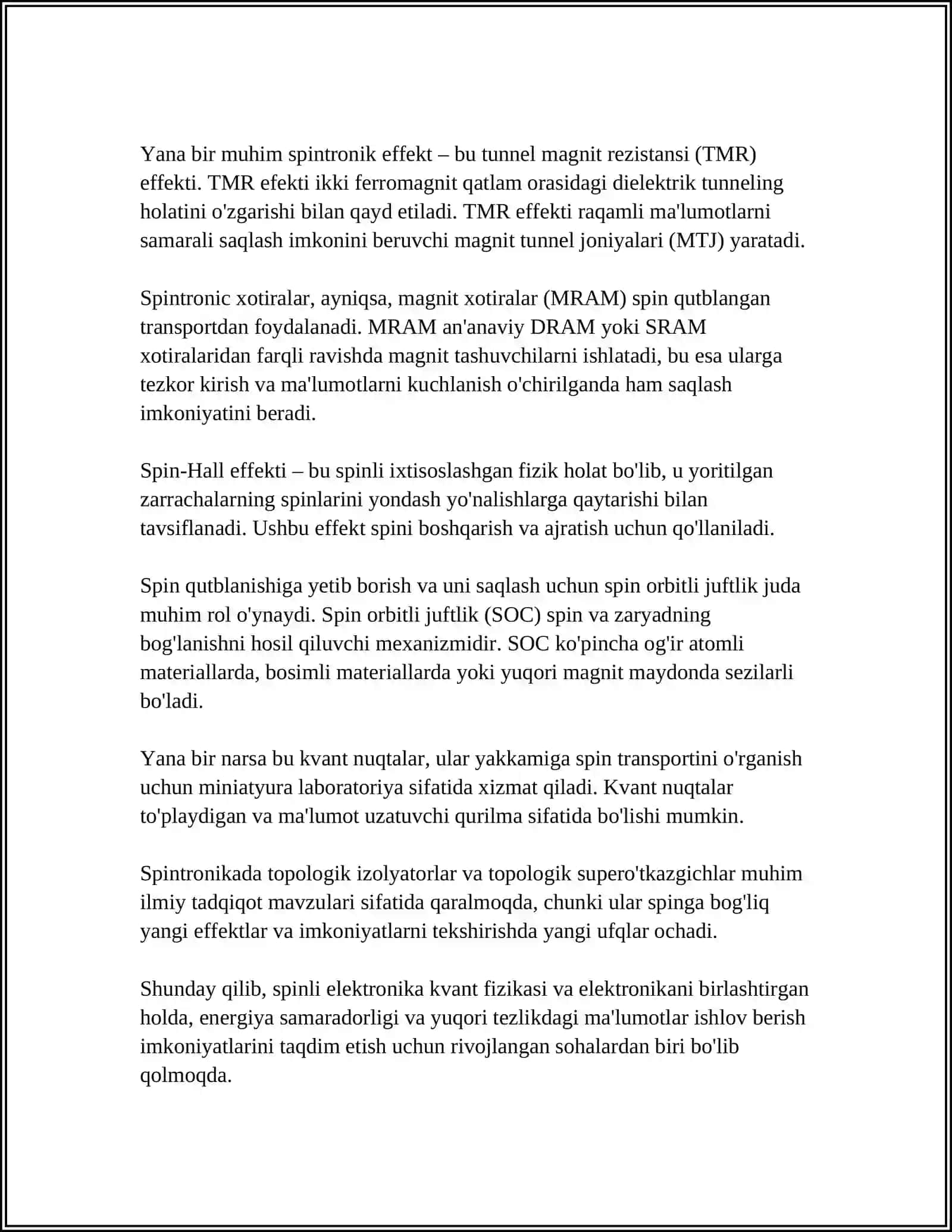 SPINLI ELEKTRONIKA VA UNING TURLARI 25BET 4
