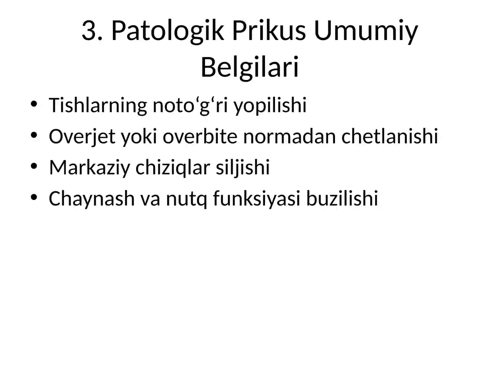 Stomatologiyada Prikusni Aniqlash 4
