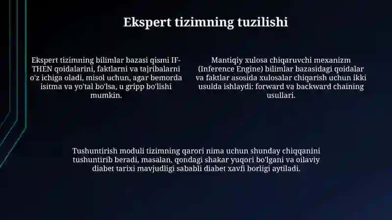 Ekspert tizimlar 4