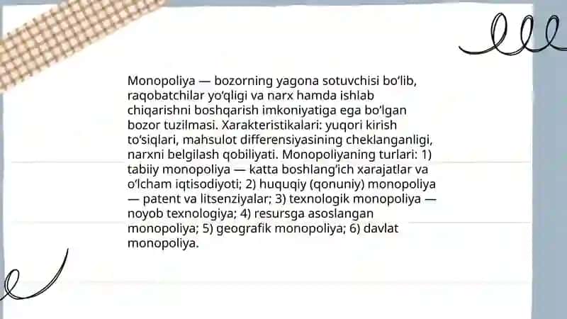 Raqobat va monopoliya 4