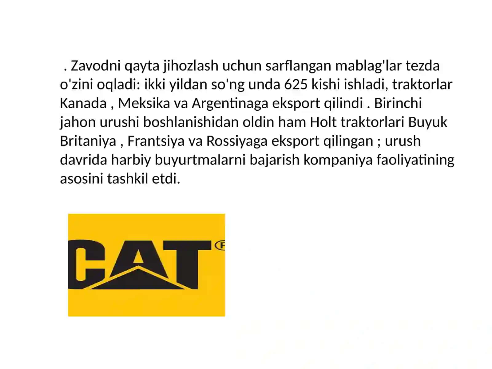 CATERPILLAR 4