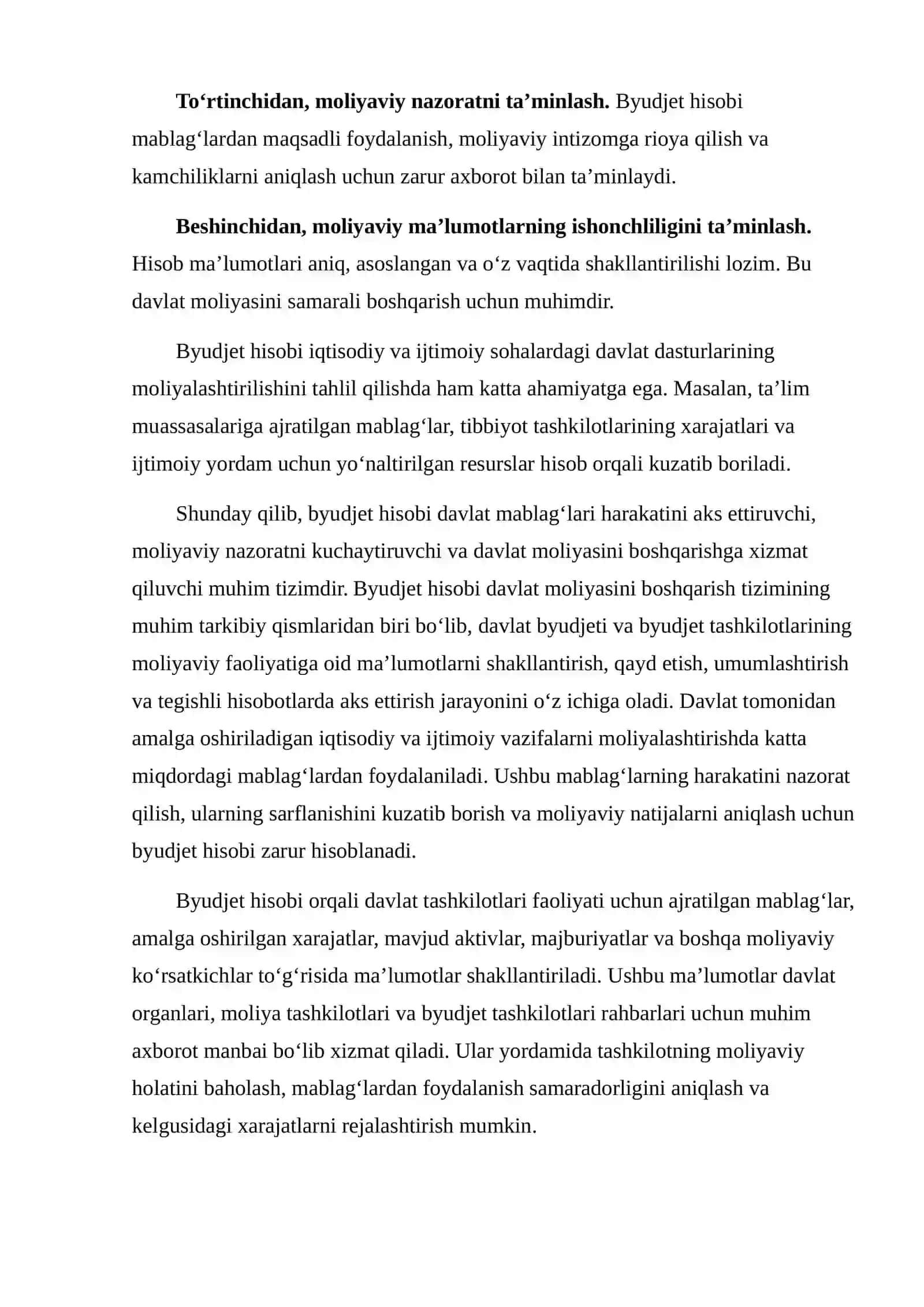 BYUDJET HISOBINING DAVLAT NORMATIV-HUQUQIY ASOSLARI 4