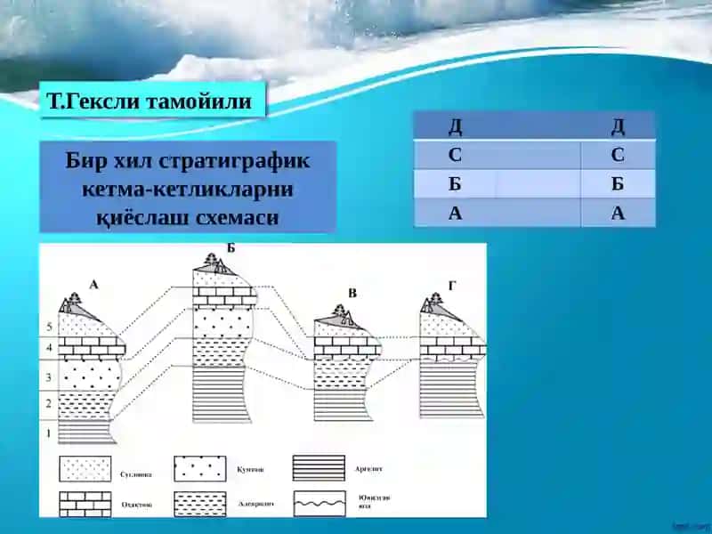 Стратиграфик тамойиллар 4