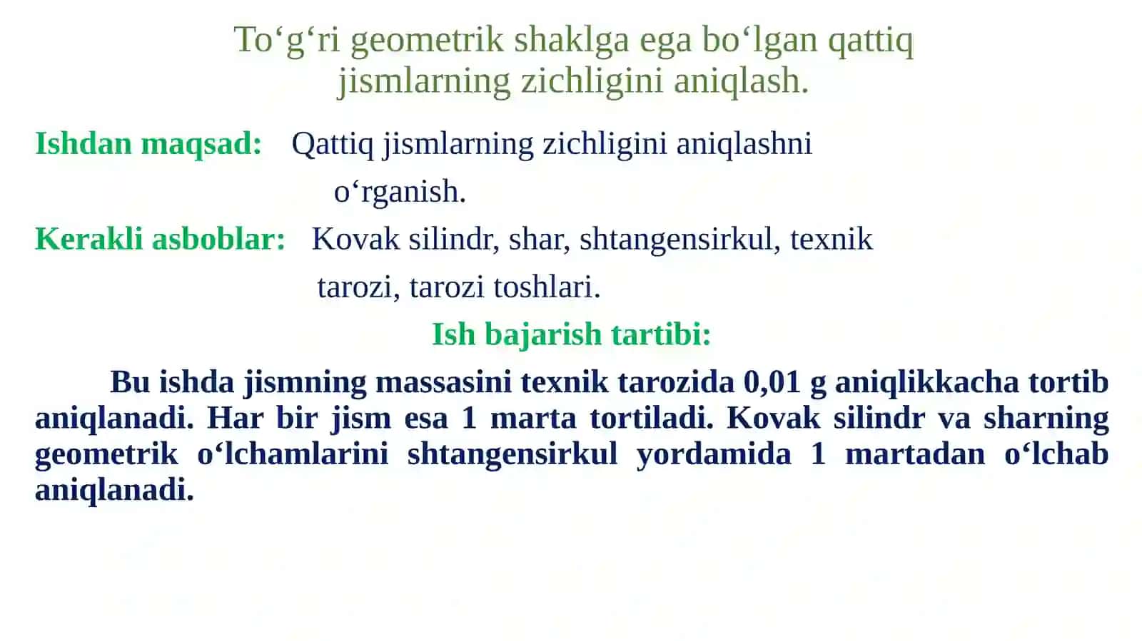 Organizmning turli muhitlari zichliklari 4