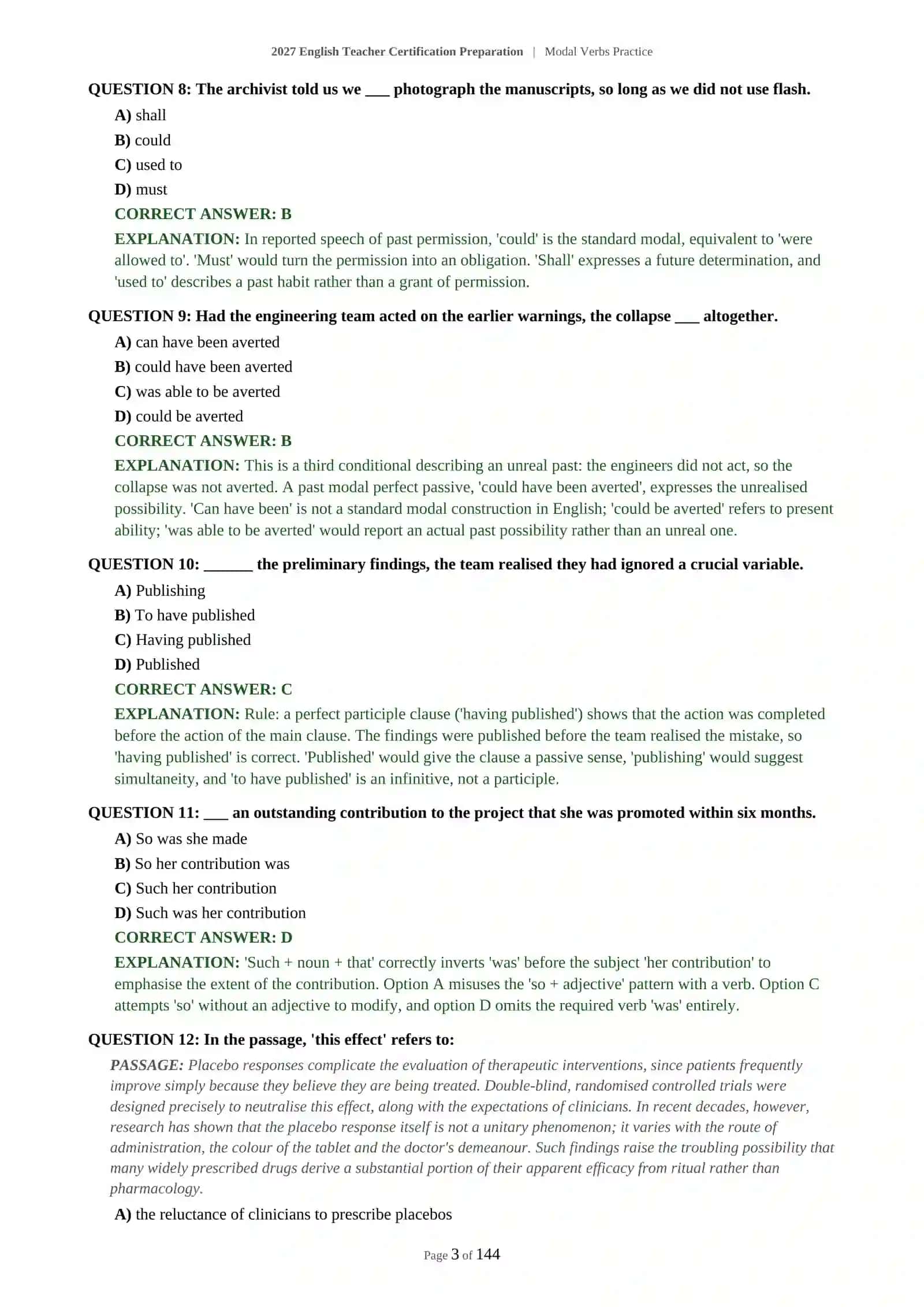 Modal Verbs Practice 4