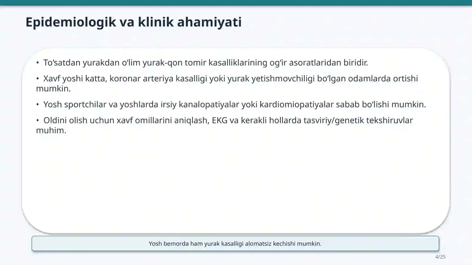 TO‘SATDAN YURAKDAN O‘LIM SINDROMI 4