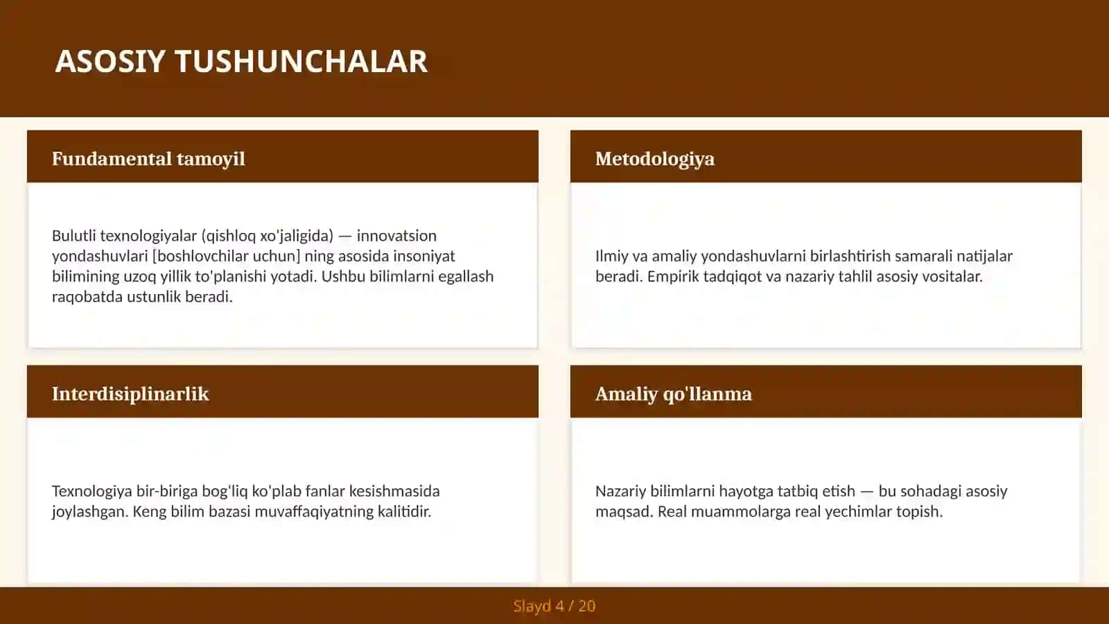 Bulutli texnologiyalar (qishloq xo'jaligida) — innovatsion yondashuvlari [boshlovchilar uchun] 4