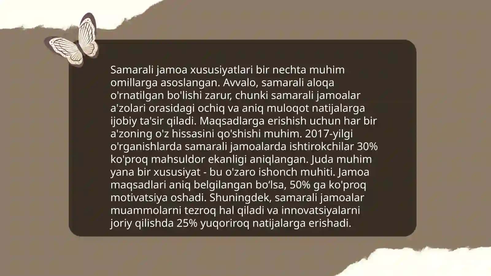 Jamoada ishlash 4