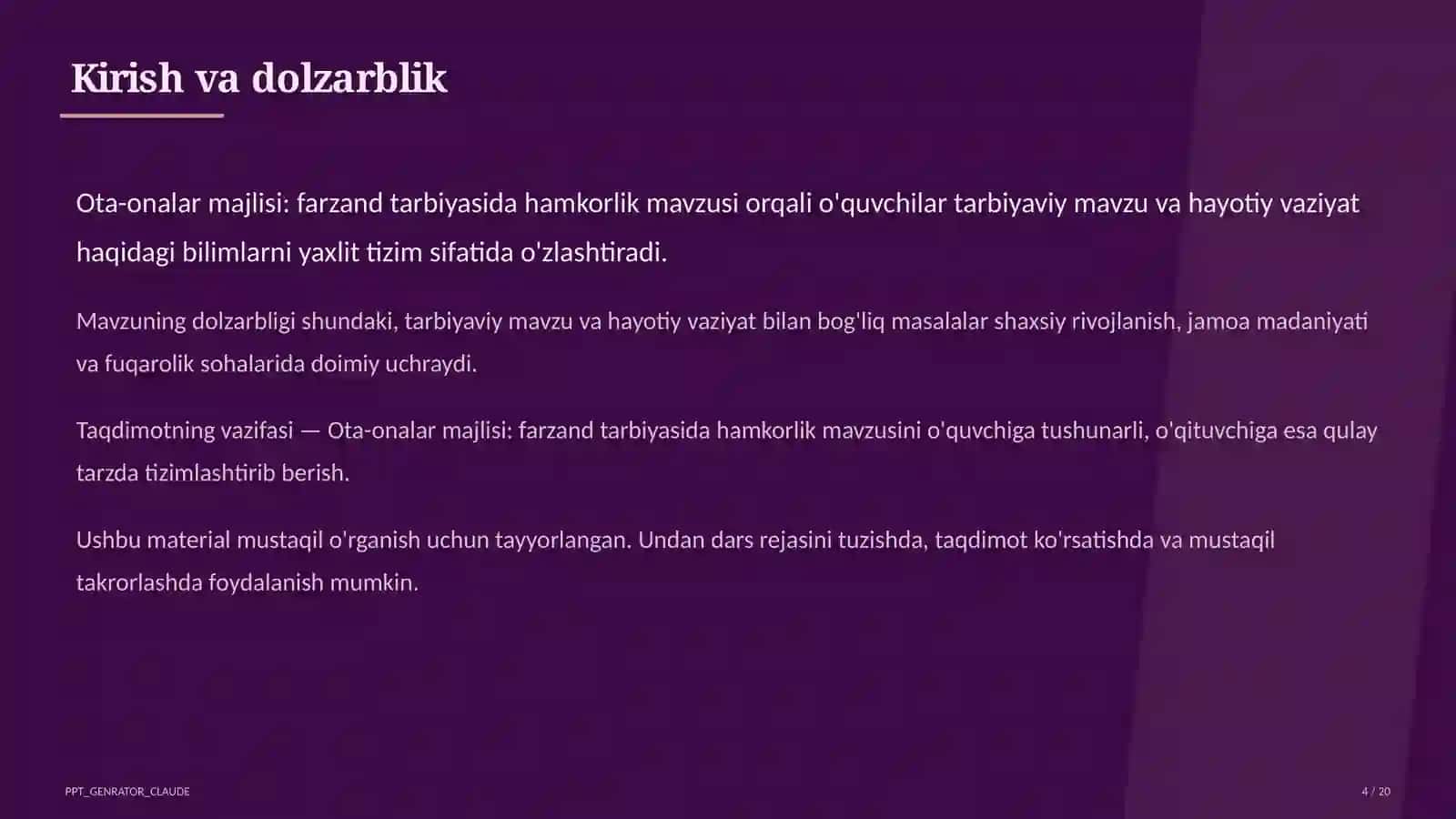 Ota-onalar majlisi: farzand tarbiyasida hamkorlik 4
