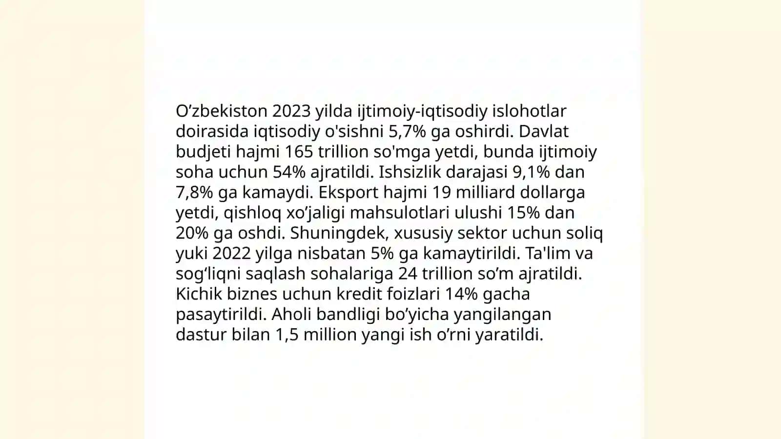 O'zbekistonning òziga xos istiqlol va taraqqiyot yòli 4