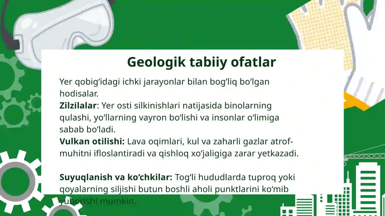 Tabiiy ofatlar va ularning oqibatlari 4