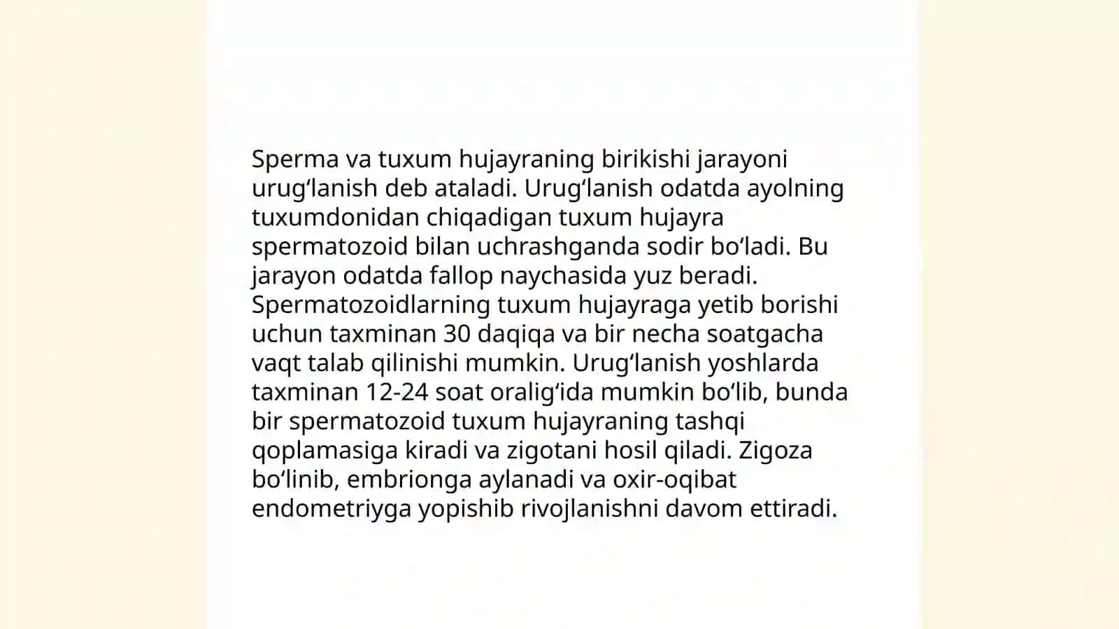 Embrional elementlari. Urug'lanish, maydalanish, gastrulyasiya. Embrional rivojlanishi 4