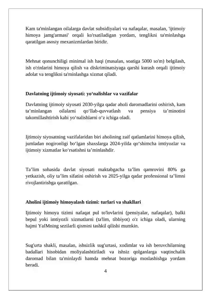 Ijtimoiy yo'naltirilgan bozor iqtisodiyoti va uning xususiyatlari 4