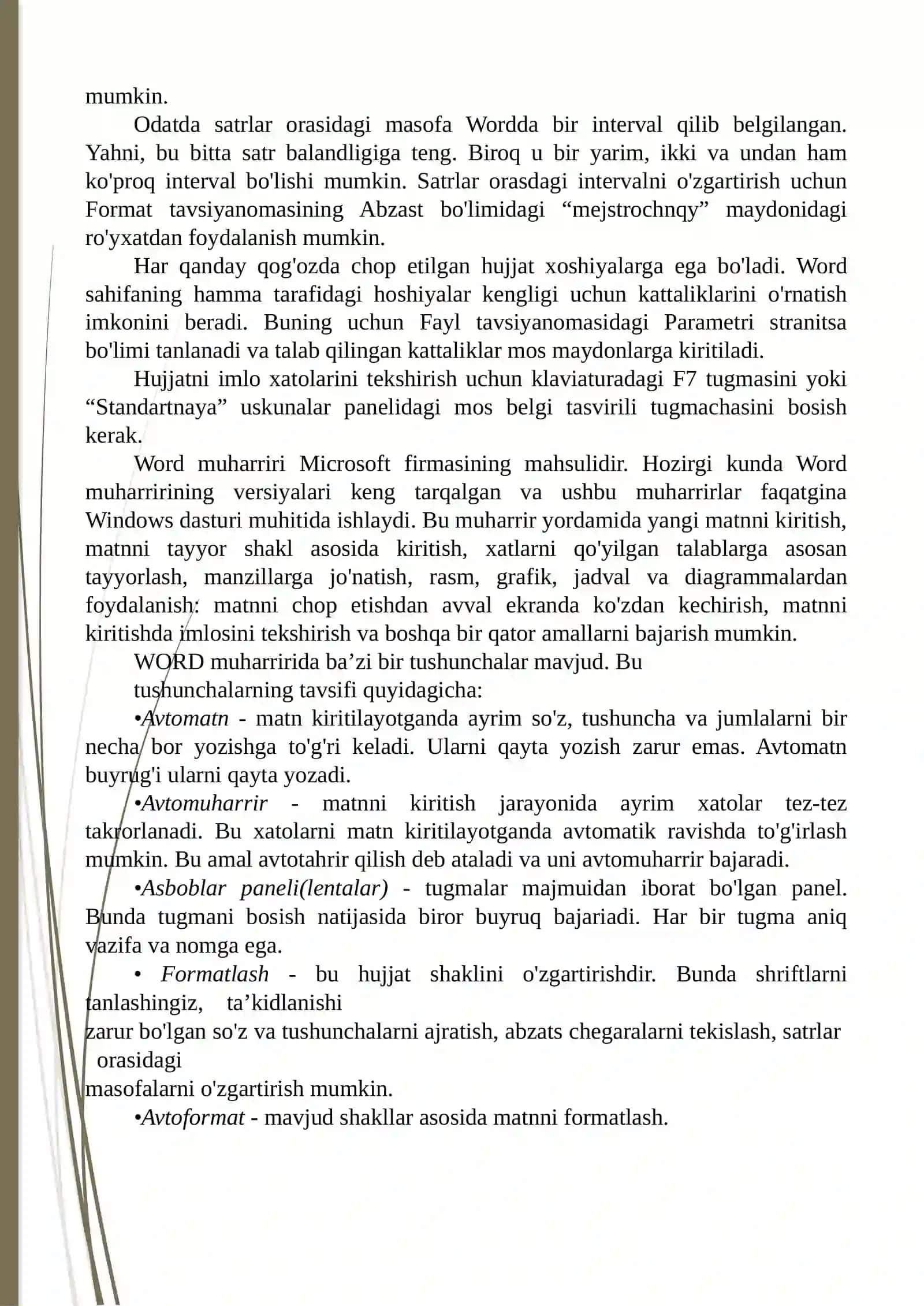 Microsoft Word 4