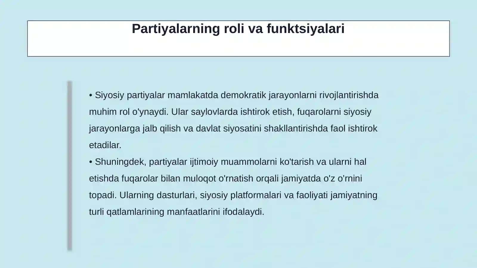 Siyosiy partiyalar faoliyati 4