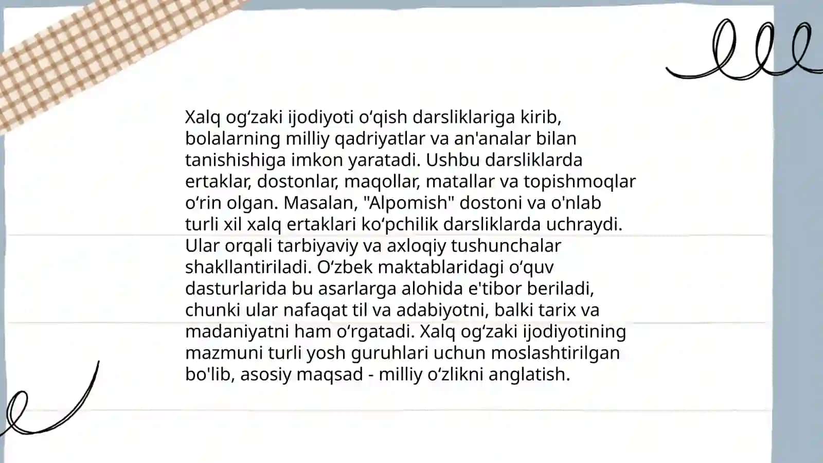 Boshlangʻich sinf oʻqish darsliklaridagi asarlarda hayot voqeyligi va badiiy tasvir 4