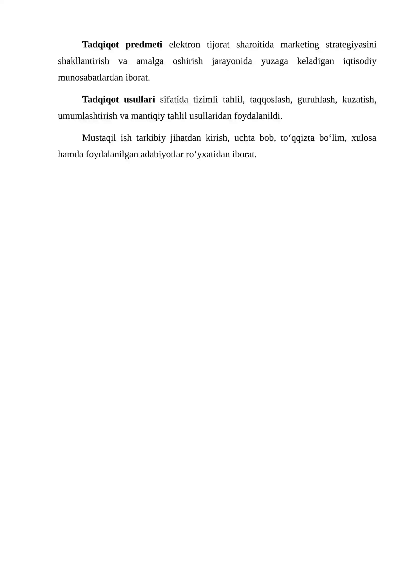 E-COMMERCE SHAROITIDA MARKETING STRATEGIYASI 4