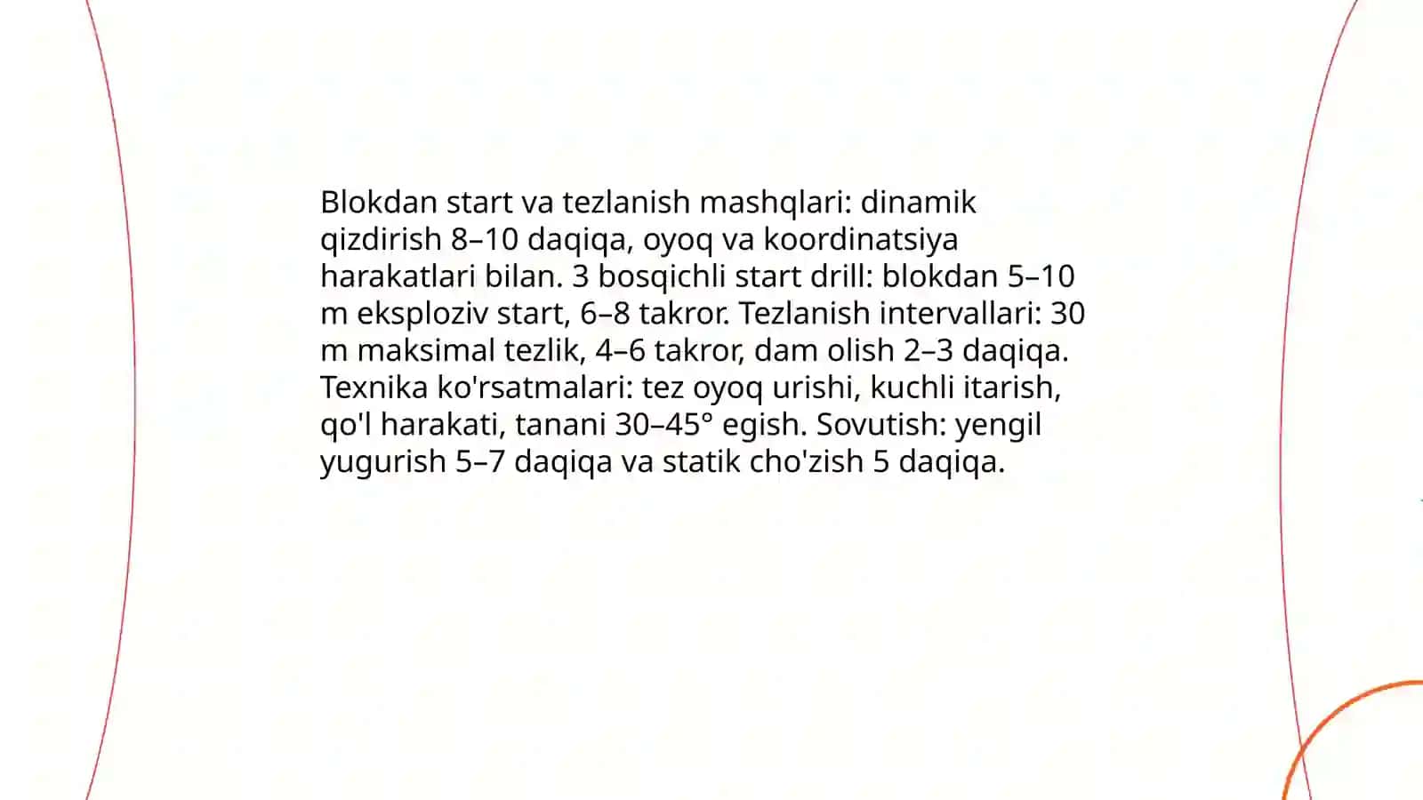 Yengil atletika banana qizdirish mashqlari 4