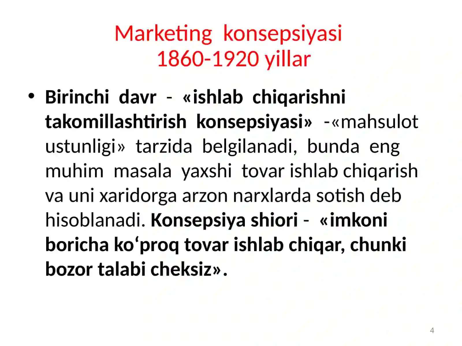 Marketingtushunchasi 4