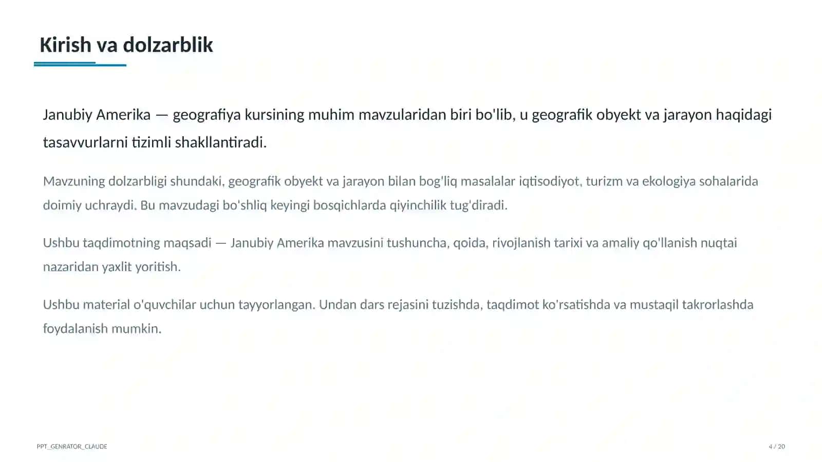 Janubiy Amerika (7-sinf) 4