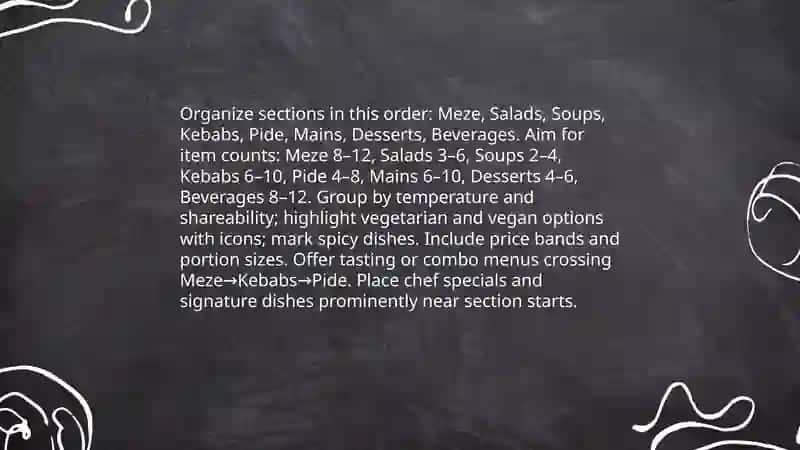 Designing Turkish menu 4