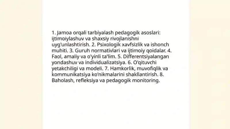 Maxsus maktablarda shaxsga jamoa orqali tarbiyaviy ta'sir ko'rsatishning shakl va metodlari 4