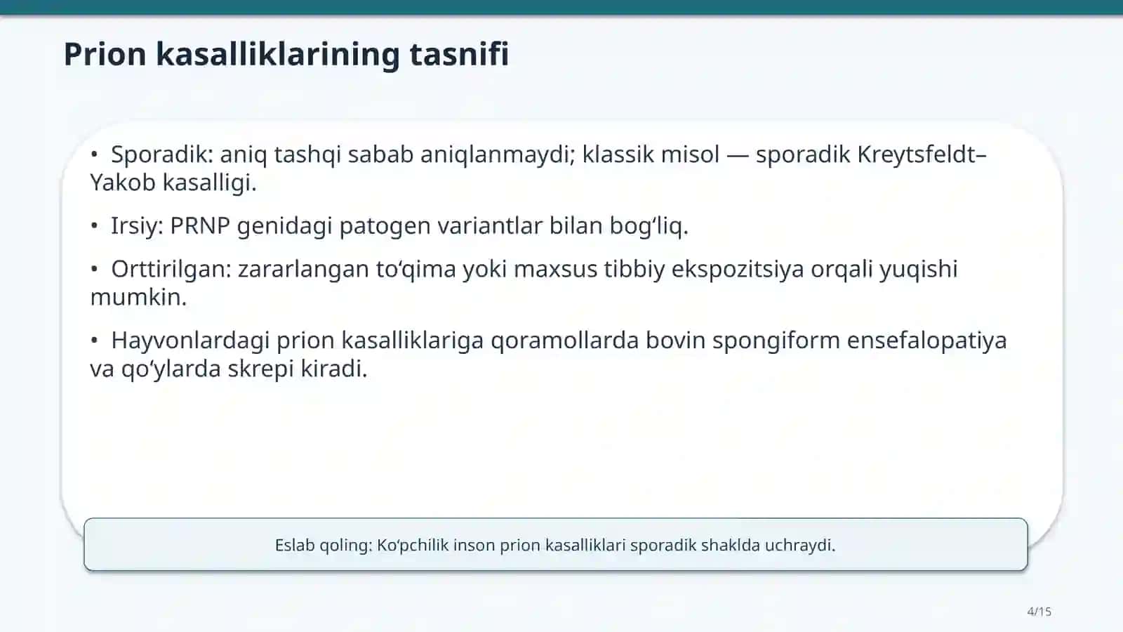 PRION KASALLIKLARI 4