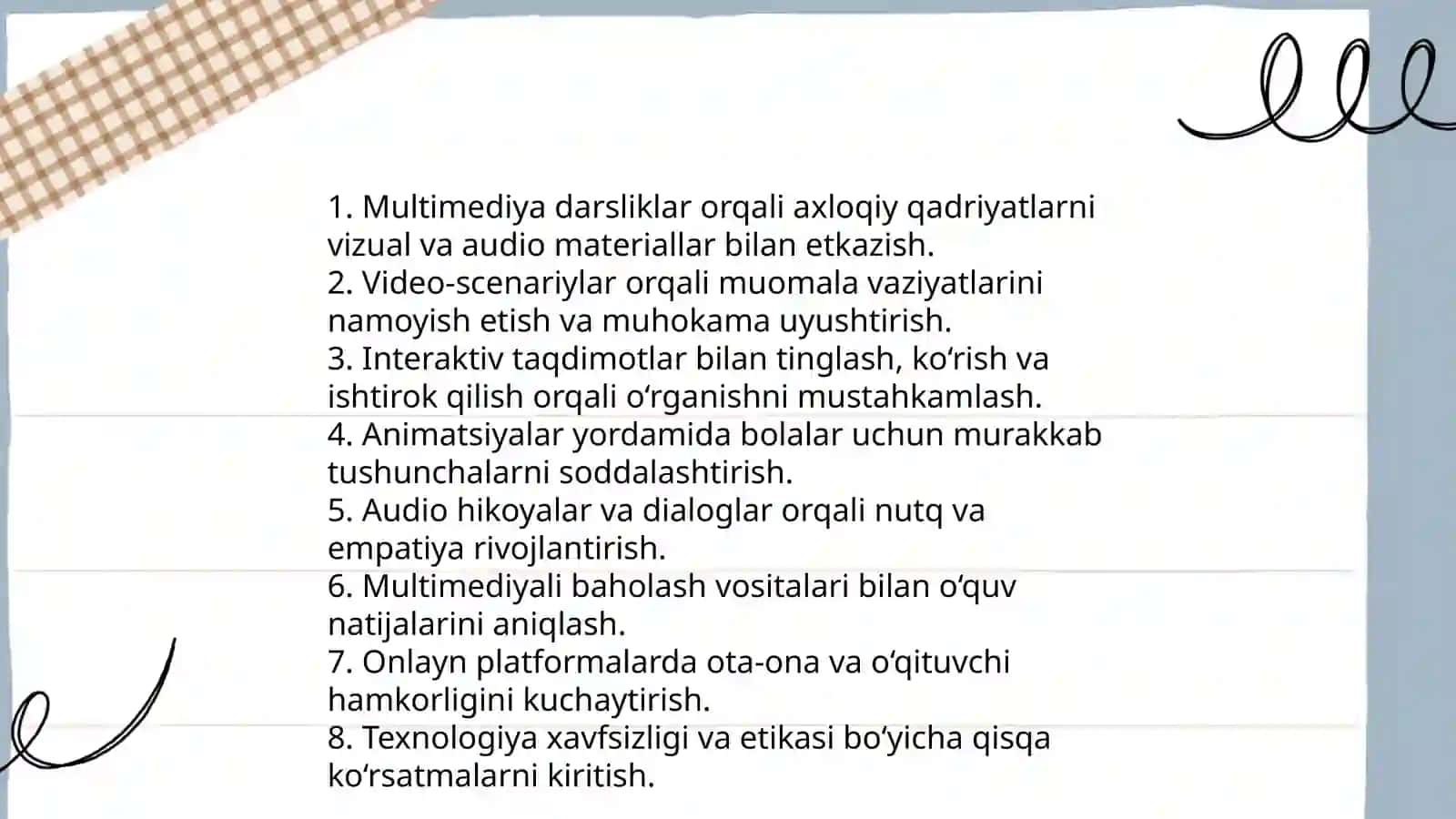 Boshlangʻich sinflarda tarbiyaviy ishlarni texnologiyalashtirish amaliyoti 4