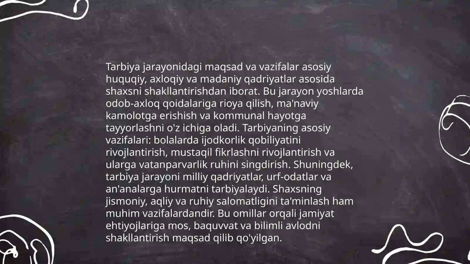 Tarbiya jarayonining mazmuni 4