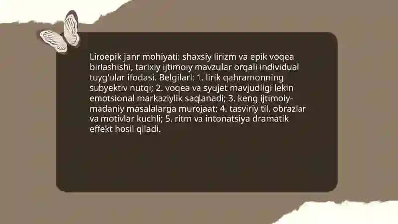 Lirik janrlar 4